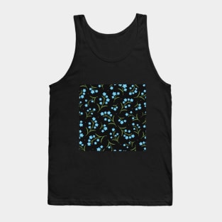 Forget-me-nots simple pattern Tank Top